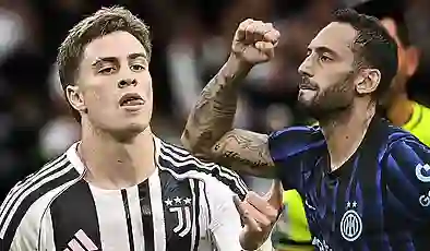 Hakan Çalhanoğlu ve Kenan Yıldız’ın golleri, İtalya’daki Türk derbisine damga vurdu: 7 gollü maçta Juventus, Inter’i 90+1’de yendi!