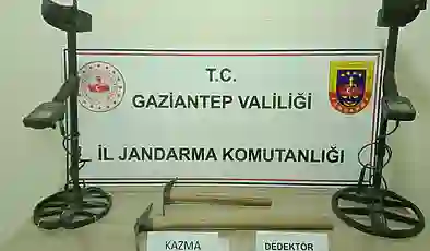 Kaçak kazıya jandarma operasyonu: 2 kişi yakalandı