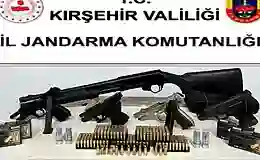 Kırşehir’de ruhsatsız silah operasyonu