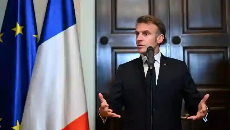 Macron: ABD’nin Filistinli yetkililere vize vermemesi kabul edilemez