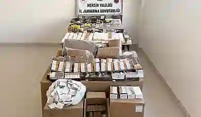 Mersin’de kaçak tütün operasyonu: 4 gözaltı