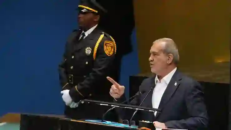 Pezeşkiyan, BM’de konuştu: Nükleer bomba üretme peşinde değiliz