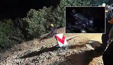 Sivas’ta feci kaza: Uçuruma yuvarlanan araçtaki 4 kişi öldü