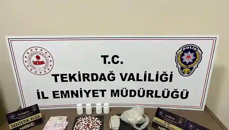 Tekirdağ’da uyuşturucu operasyonu: 10 kişi tutuklandı