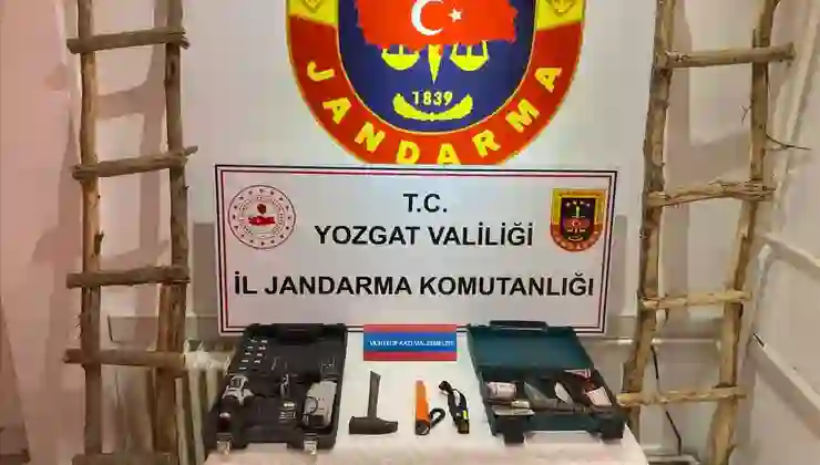 Yozgat’ta izinsiz kazıya 4 gözaltı