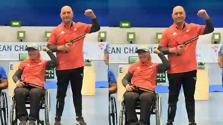 Milli para atıcılar Aysel Özgan ve Murat Oğuz, Avrupa şampiyonu oldu