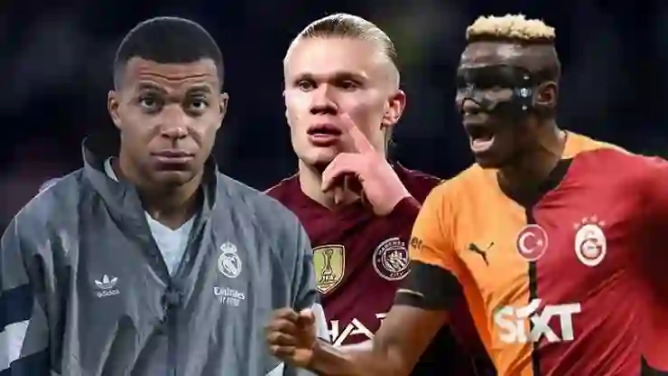 Galatasaray'ın yıldızı Osimhen, Haaland ve Mbappe'yi solladı!