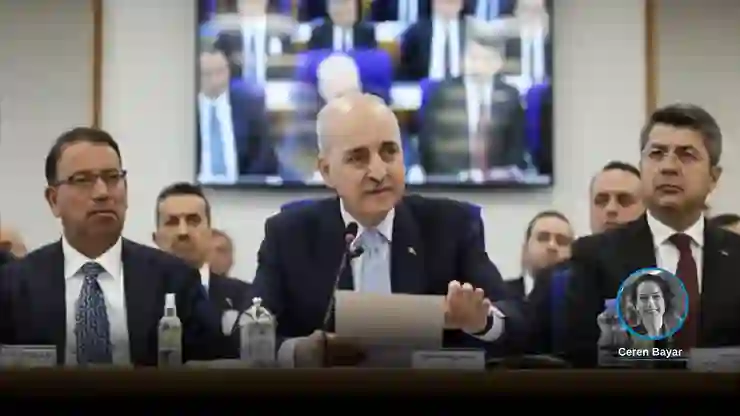 Bütçe toplantısında 'PKK' gerginliği: Salonu terk eden Numan Kurtulmuş geri döndü, İyi Partili Usta'dan tepki