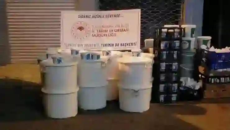 3 tonun üzerinde bozuk ürün bulundu