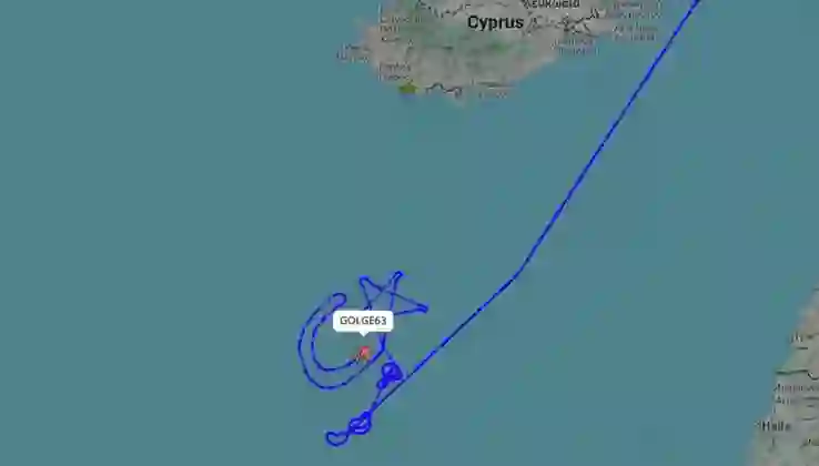 Türk İHA’sı Akdeniz’de ay-yıldız çizdi