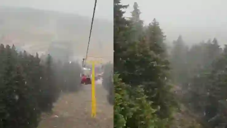 Uludağ’da yılın ilk karı yağdı: Sezon erken başlayabilir