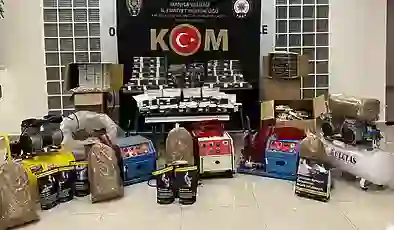 Kaçak tütün operasyonu: 9 kişi gözaltına alındı