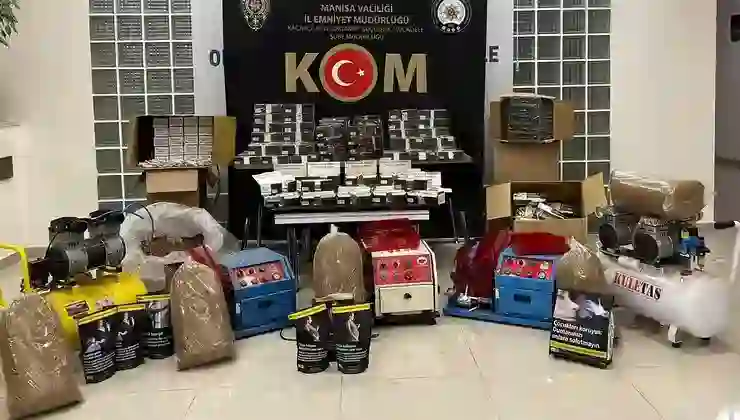 Kaçak tütün operasyonu: 9 kişi gözaltına alındı