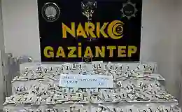 Gaziantep’te 510 bin adet uyuşturucu hap ele geçirildi: 1 şahıs tutuklandı