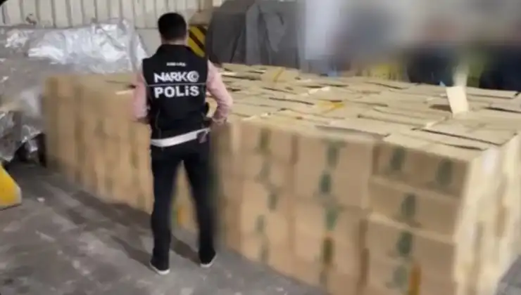 Derince Limanı’nda 1,5 ton uyuşturucu ele geçirildi