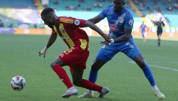 Kayseri, Rize’ye tek attı 3 aldı, tribünlerde "İstifa" sesleri yükseldi