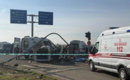 Diyarbakır’da karayolunu savaş alanına çeviren kaza! İki kişi öldü, üç yaralı var