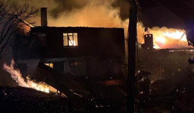 Gemlik’te yangın: Kafede başladı, evlere sıçradı