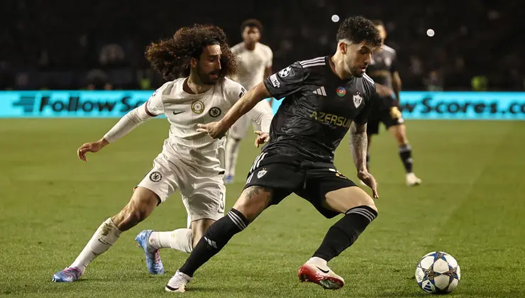 Karabağ, Chelsea karşısında galibiyeti kaçırdı