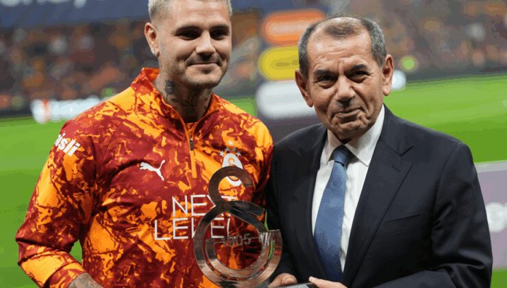 Mauro Icardi’ye 100. maç plaket verildi