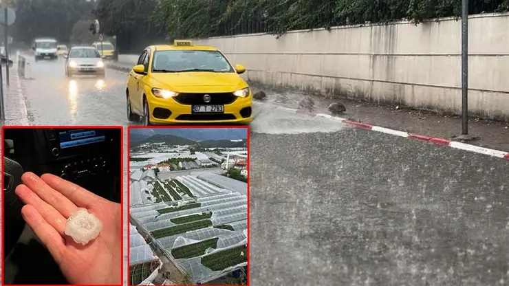 Antalya’yı sağanak ve fırtına vurdu: Yollar göle döndü, hortum oluştu