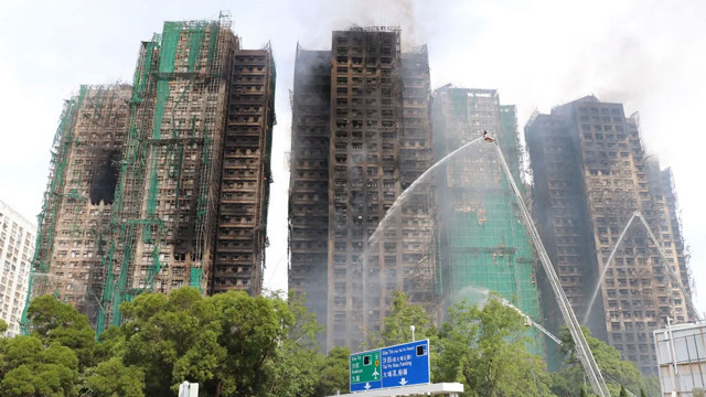 Hong Kong'daki yangın faciasında can kaybı 83'e yükseldi