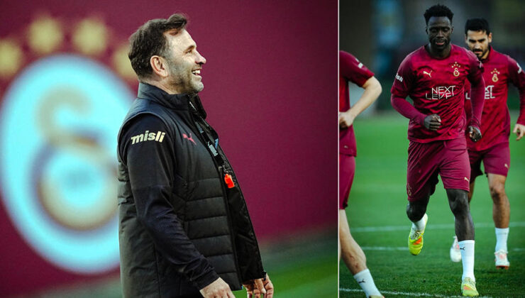 Osimhen antrenmanda yer aldı