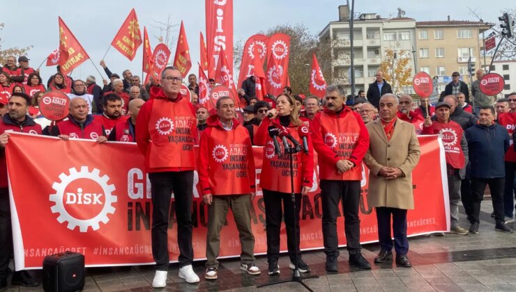 DİSK 'gelirde adalet' için Ankara'ya yürüyor: 'Bu gelen işçinin ayak sesleri!'