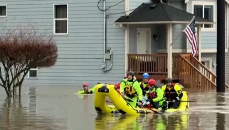 Washington’da sel felaketi: 78 bin kişi tahliye edildi