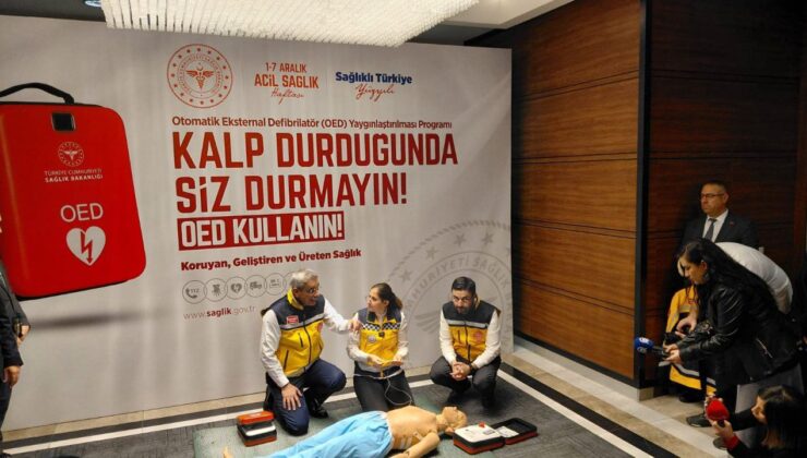 Toplu alanlarda kalp şok cihazı bulundurulacak