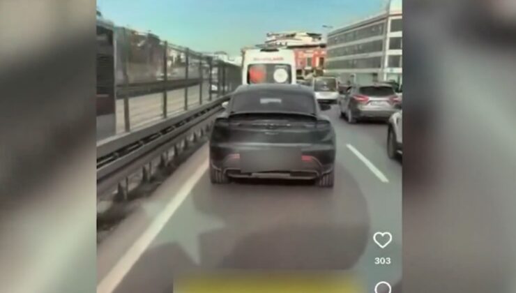 Ambulansa yol vermeyen sürücü yakalandı. Yeni kanunda cezası 46 bin TL