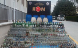 Amasya’da kaçak ve sahte alkol operasyonu! İki kişi hakkında tutuklama kararı