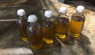 Denizli'de 16 tondan fazla kaçak yağ ele geçirildi