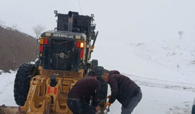 Siirt’te kar yağışı ulaşımı aksattı: 15 köy yolu kapandı