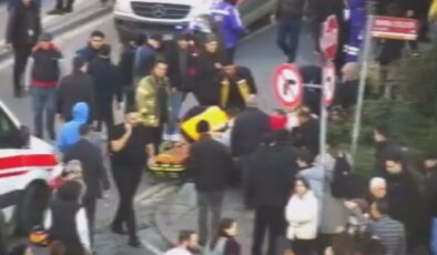 Şişli’de otomobil yayalara çarptı. 2 ölü, 5 yaralı